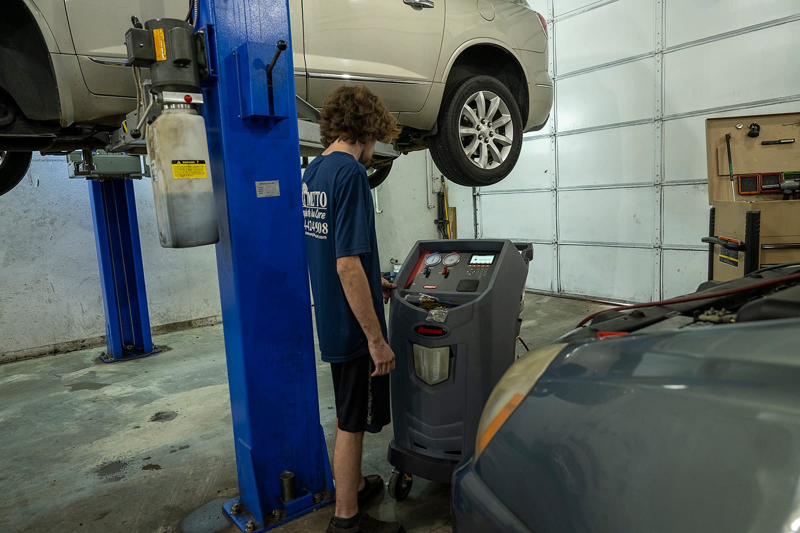 Summer Car Care inspection at Palmetto Complete Auto Care